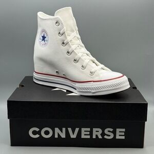 Converse Women's 10.5 Sneakers Hidden Wedge Hi Top White A11908C
